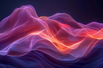 Surreal abstract colorful landscape inspired by Grand Canyon. Abstract colorful background image. Created with Generative AI technology