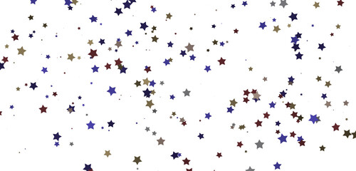 Astral Downpour: 3D Illustration Brings a Shower of Gold Stars