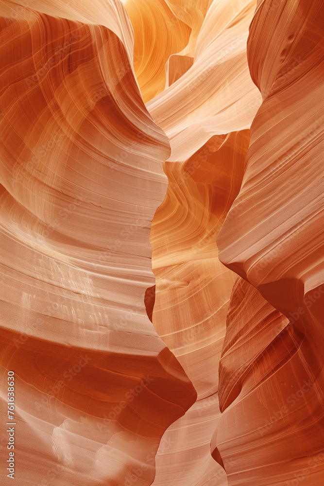 Poster surreal colorful landscape inspired by grand canyon. abstract colorful background image. created wit