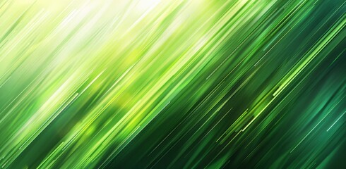 Obraz premium An abstract background featuring vibrant green diagonal lines, perfect for modern wallpaper and design projects