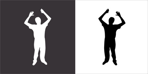 IIlustration Vector graphics of dance dance icon