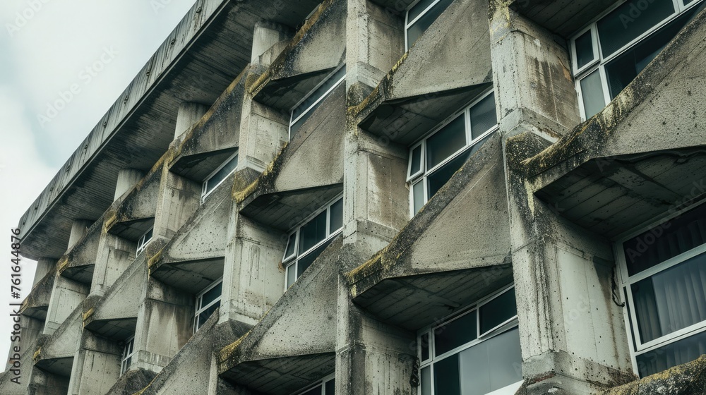 Poster brutalist architecture 