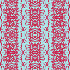 Old wallpaper on the wall.