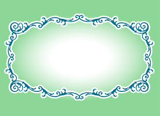 ゴージャスなフレームデザイン