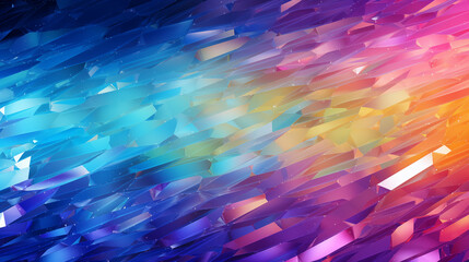Abstract Polygonal Space Background with Cool Blue and Violet Hues