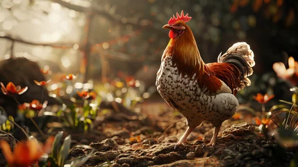Türaufkleber chicken © Laura