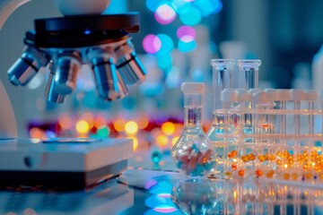 A Therapeutic drug development and molecular analysis pharmaceutical lab setting