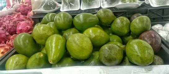 Avocados sold in supermarkets