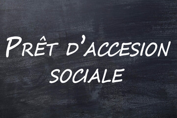 Pr&ecirc;t d'accession sociale tableau