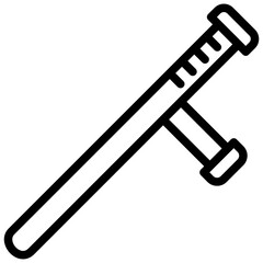 attorney law outline icon