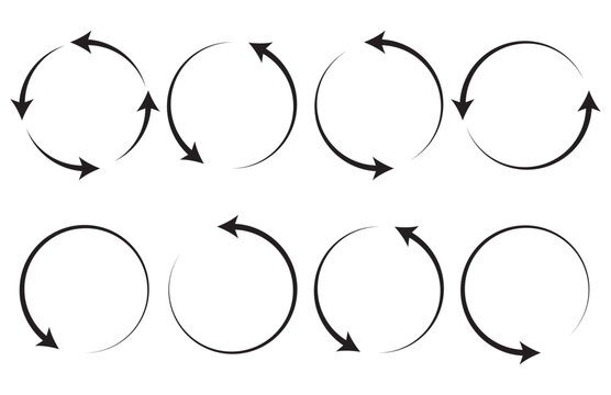 Circular, circle arrow, pointer vector illustration, eps10