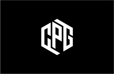CPG creative letter logo design vector icon illustration