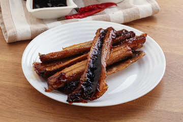 Roasted eel in unagi sause