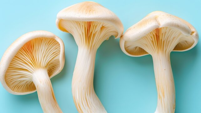 Wood ear mushroom   auricularia auricula judae   on delicate pastel colored background