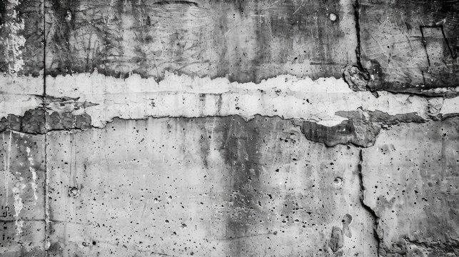 Grey concrete wall. Grunge background