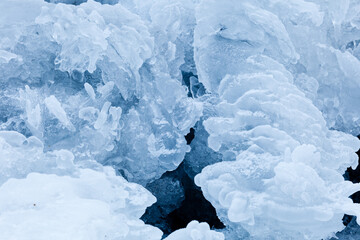 Glace et stalactite 
