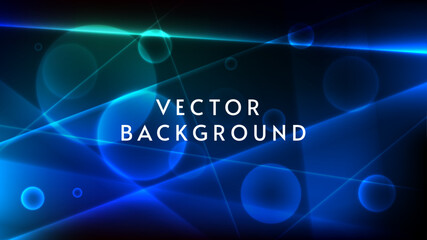 Abstract vector dark background. Vector illustration. Design for wallpaper, background, banner, invitation. 