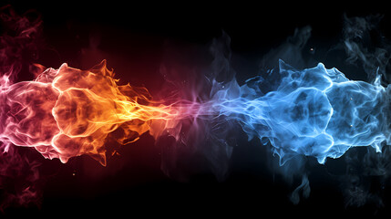 Smoke and particles texture background wallpaper