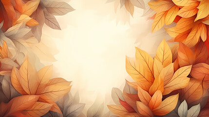 Fototapeta na wymiar Beautiful vintage autumn leaves background