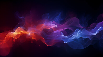 Fototapeta premium Smoke and particles texture background wallpaper