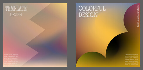 The template of the cover page of the printed edition. Cover, book, magazine, brochure, booklet. The idea of creativity and modern design is wonderful