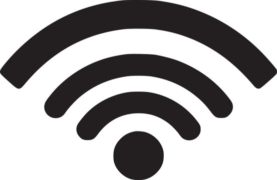 Wifi Icon Vector Image Design