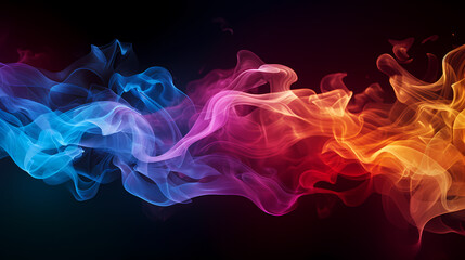 Fototapeta premium Colorful abstract smoke background