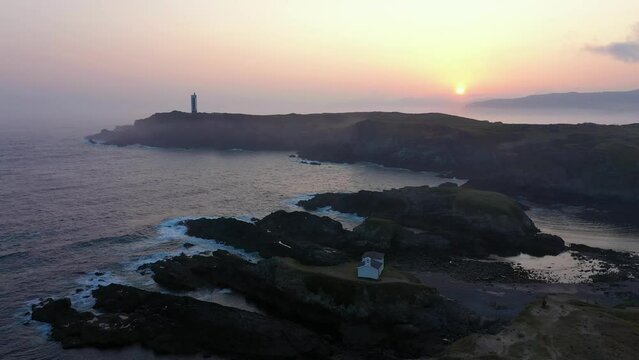 Nice View over Ermida da Virxe do Porto, Valdovino, Spain