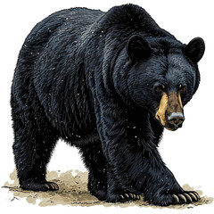 Fototapeta premium American Black Bear