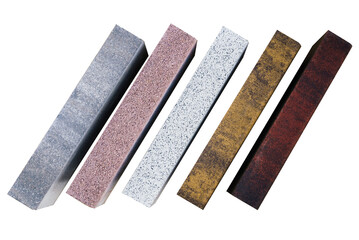 The photo captures the beauty of concrete sidewalk blocks in a myriad of colors, making it an ideal...