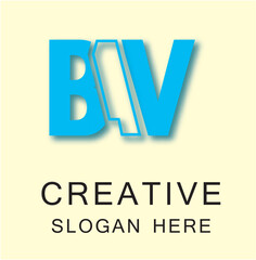 BAV 3 Letter Logo Creative