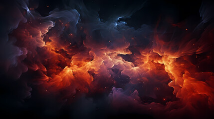 Fototapeta premium Colorful bokeh and smoke background