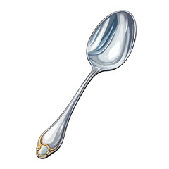 Teaspoon Clipart Clipart isolated on white background