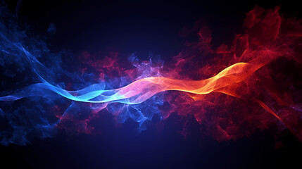 Naklejka premium Colored smoky light