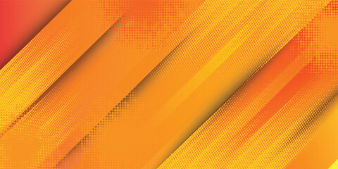Warna gradien latar belakang modern abstrak. Ilustrasi gradien oranye dan kuning.vektor - obrazy, fototapety, plakaty
