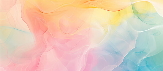 An abstract pastel background with soft shapes and gradients, perfect for commercial or social media use