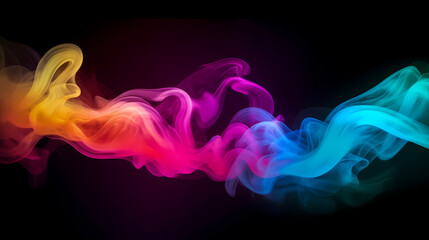 Fototapeta premium Colored smoky light