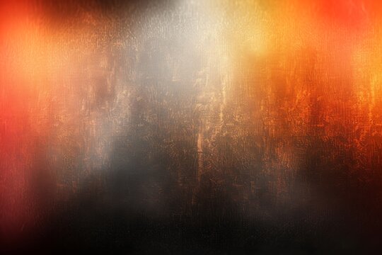 Textured black and orange gradient background with grainy noise effect, ideal for wide banner size or webpage header. Eye-catching backdrop for Halloween projects, Thanksgiving designs, or fall themed