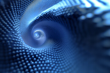 Blue digital mesh vortex background 004