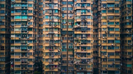 Fototapeta na wymiar Suburban apartment buildings in hangzhou, China