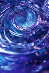 abstract blue liquid whirlpool background 003