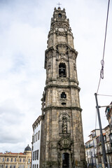 Clérigos Tower or Clock Tower in Porto, formerly called Viana Gate