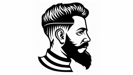 vector logo barbershop