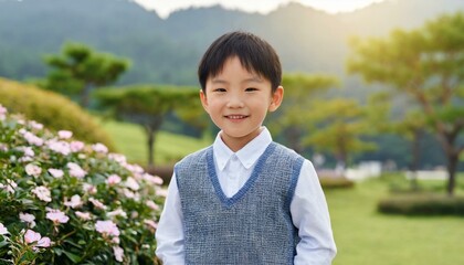 웃고있는 아이