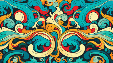 Abstract beautiful colored vector patterns. Seamless pattern background.
