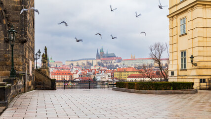 One winter morning in Prague