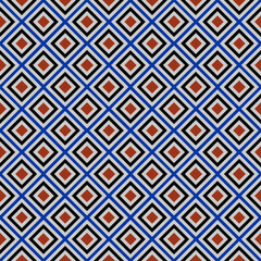 Multi color seamless abstract pattern. Background and backdrop. Multi Colored. Colorful ornamental design. Colored mosaic ornaments. Vector graphic illustration.