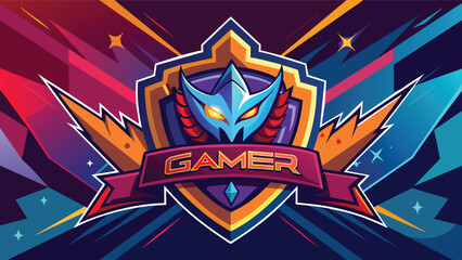 Gaming Experience with Cutting-Edge Abstract Banner Art: A Fusion of Bold Graphics, Innovative Design, and Captivating Visuals Crafted for Discerning Gamers - obrazy, fototapety, plakaty