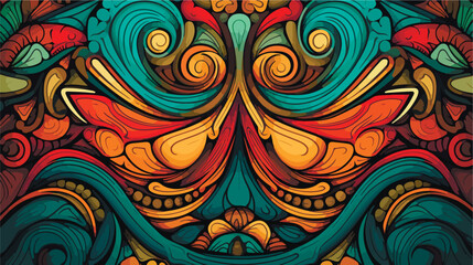 Abstract beautiful colored vector patterns. Seamless pattern background.