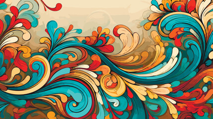 Abstract beautiful colored vector patterns. Seamless pattern background.